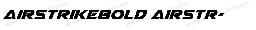 AirstrikeBold Airstr字体转换